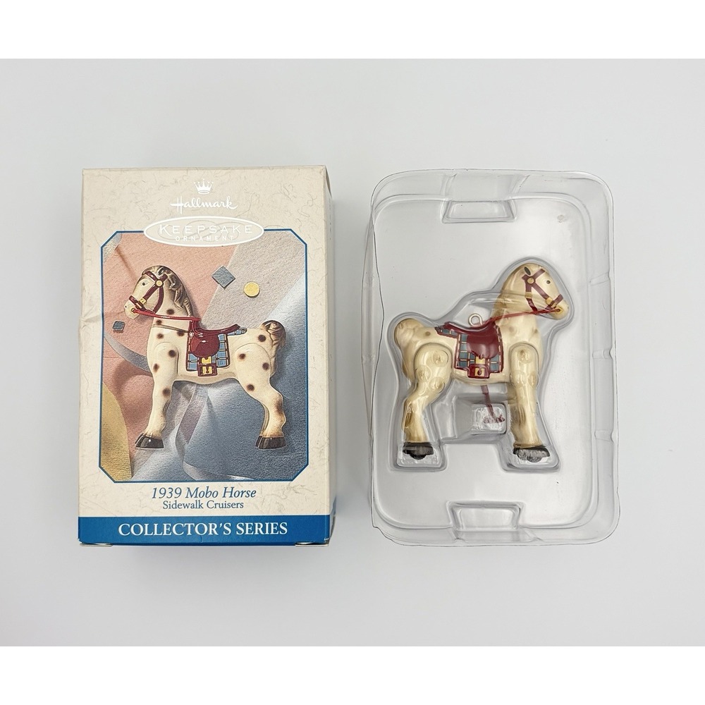 Hallmark Keepsake Ornament 1939 Mobo Horse Sidewalk Cruisers 1998 2nd Vintage - Picture 11 of 11